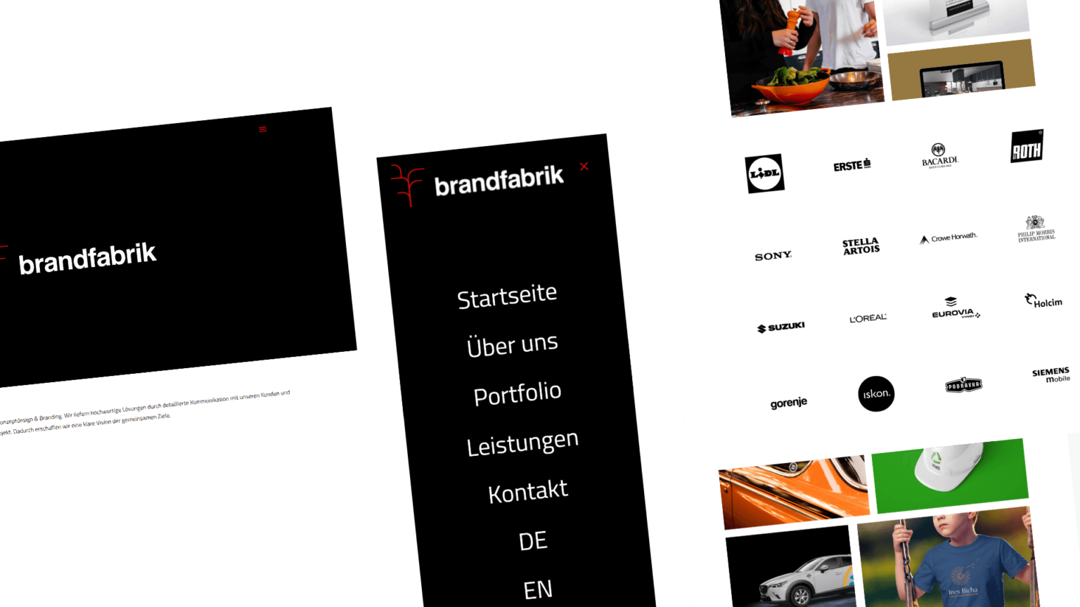 Brandfabrik — Grafik Design Agentur Website