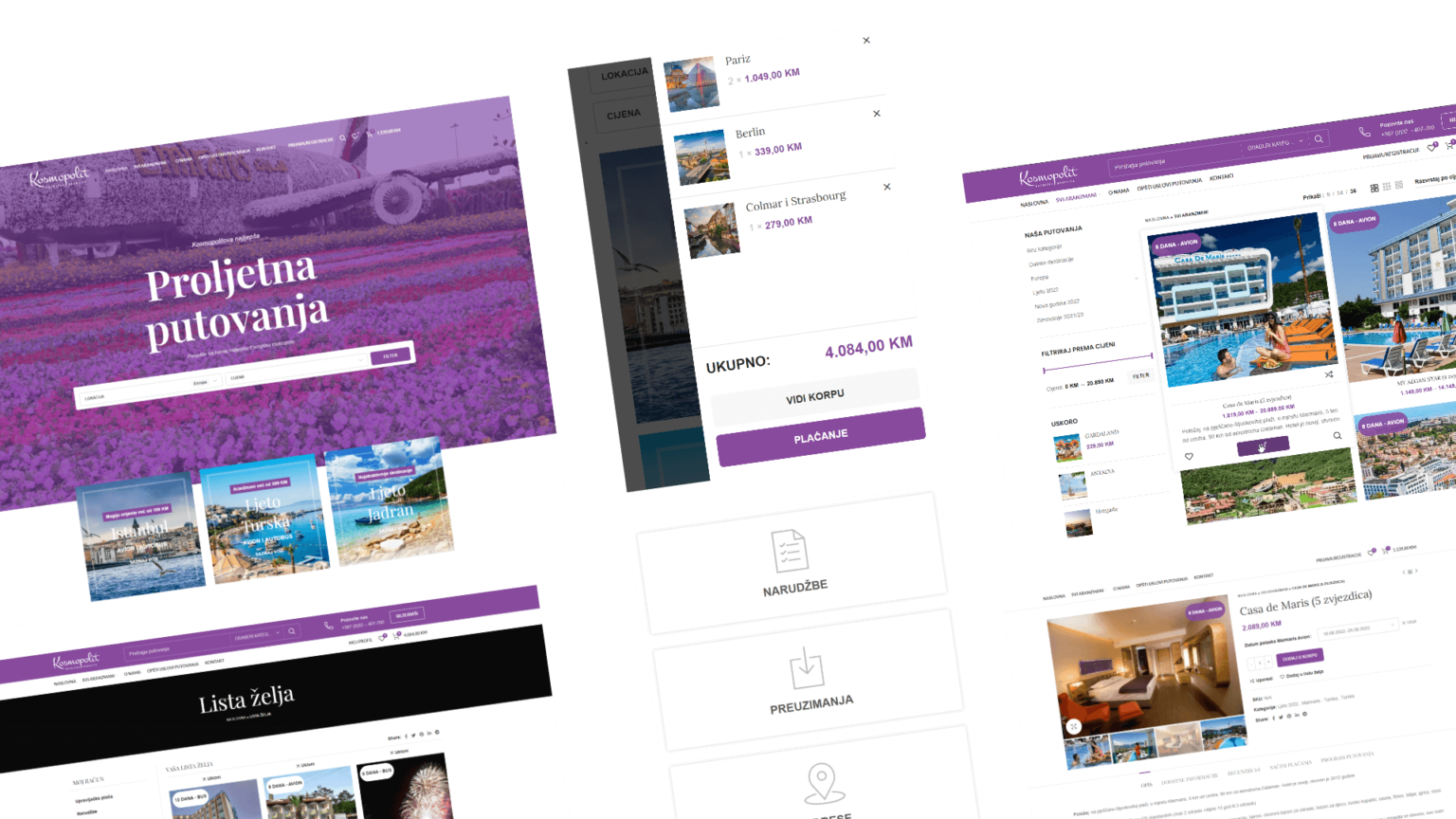 Kosmopolit — Travel Agency Webshop